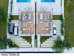 Villa Nuova Costruzione Panoramica + Giardino Campo Calabro
