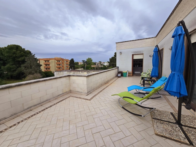 Attico di Nuova Costruzione + Terrazzo + 2 Garage + Posto Auto Mesagne