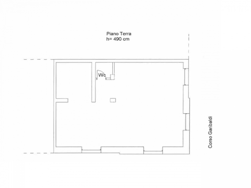 Locale Commerciale Corso Garibaldi 80 Mq