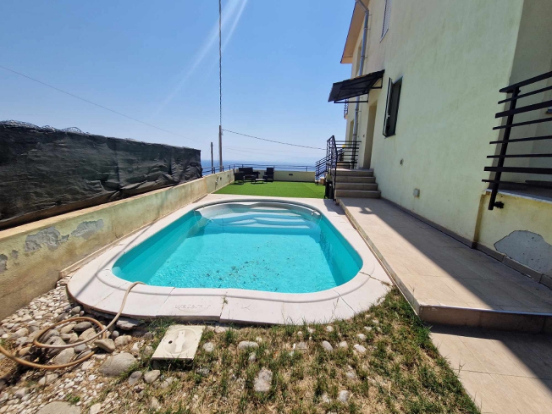 Villa Panoramica Super Rifinita Pellaro con Giardino e Piscina