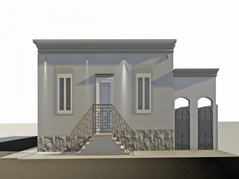 Villa Indipendente Da Ristrutturare Con Progetto Gallina Centro 