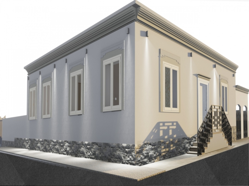 Villa Indipendente Da Ristrutturare Con Progetto Gallina Centro 