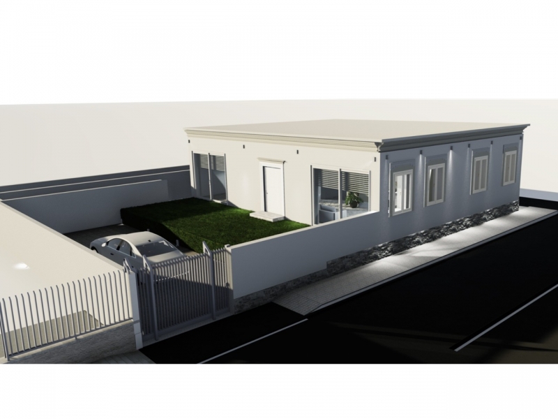 Villa Indipendente Da Ristrutturare Con Progetto Gallina Centro 