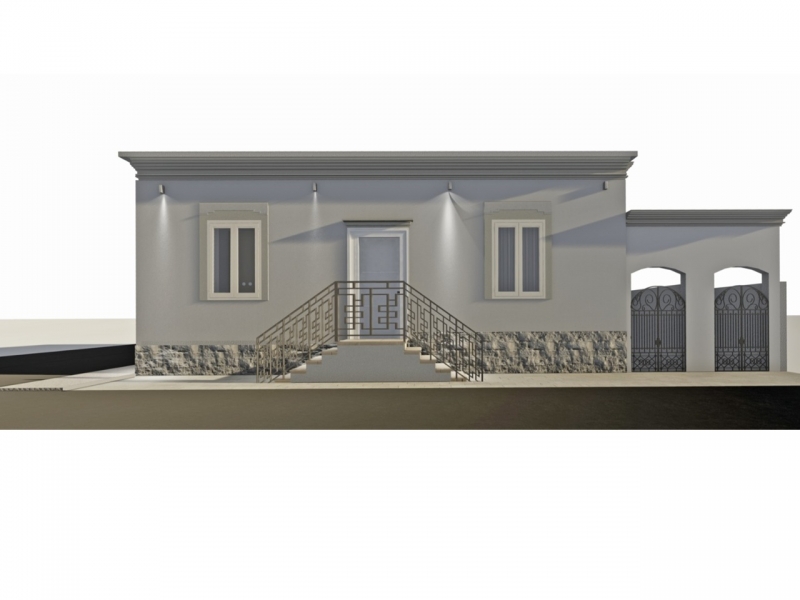 Villa Indipendente Da Ristrutturare Con Progetto Gallina Centro 