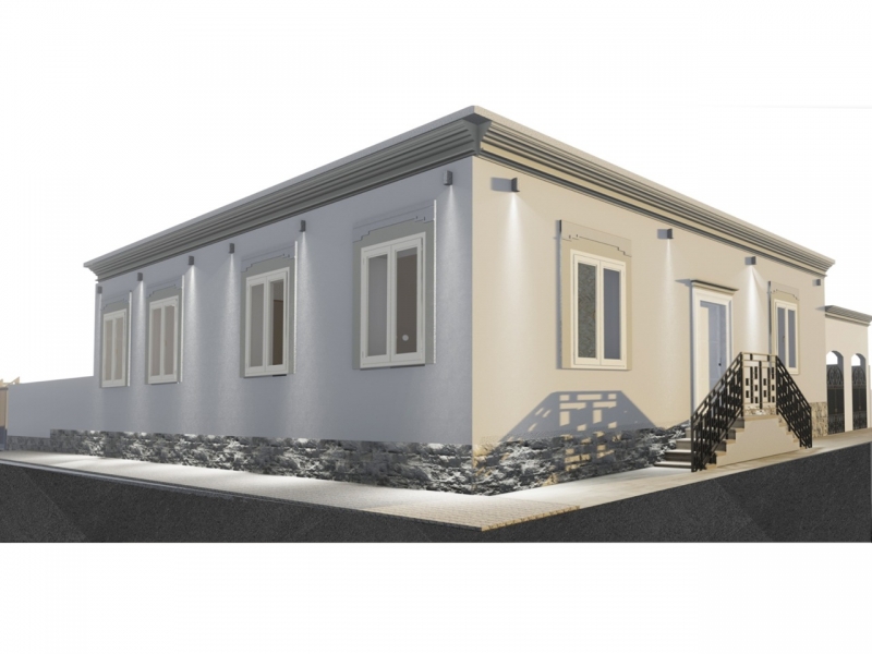 Villa Indipendente Da Ristrutturare Con Progetto Gallina Centro 