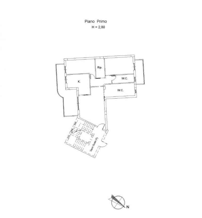 Appartamento + Posto Auto Sbarre Inferiori 119 Mq