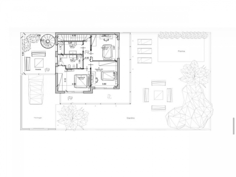 Villa Indipendente Nuova Costruzione Catona 180 Mq