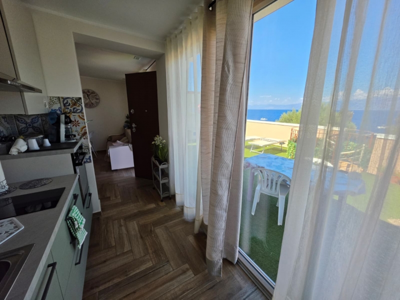Attico Arredato Panoramico Fronte Mare Pellaro 